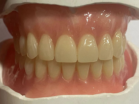 Mua Mẫu răng giả cắt giảm dị ứng tùy chỉnh với màu kẹo cao su màu hồng sản xuất trực tuyến