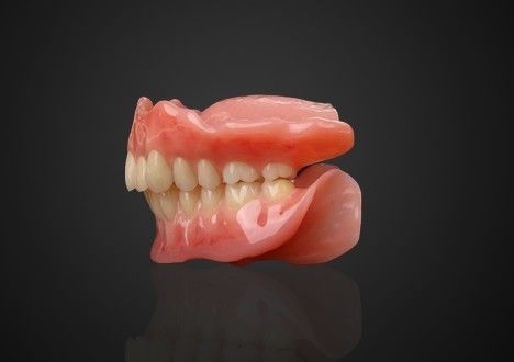 Chất hấp thụ ngay lập tức acrylic cơ sở răng giả một phần có thể tháo và thoải mái
